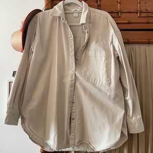 Oversized button up H&M
